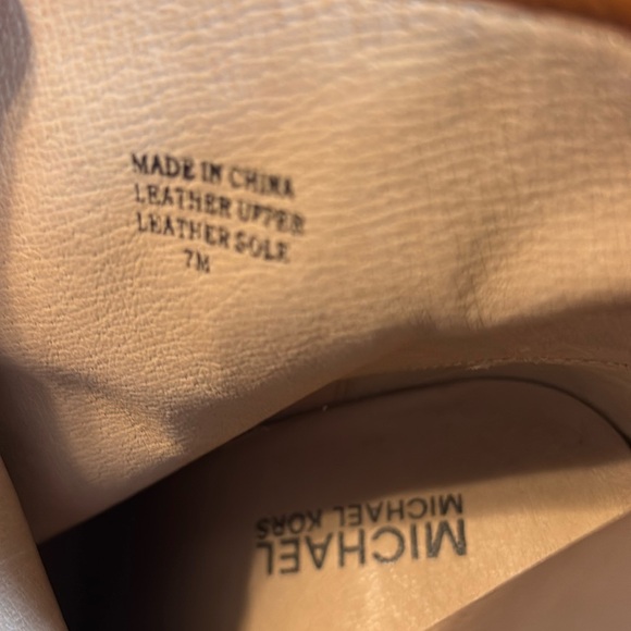 MICHAEL Michael Kors Roadie Leather Ankle Boot in Luggage Tan Women's Size 7M - Picture 17 of 17